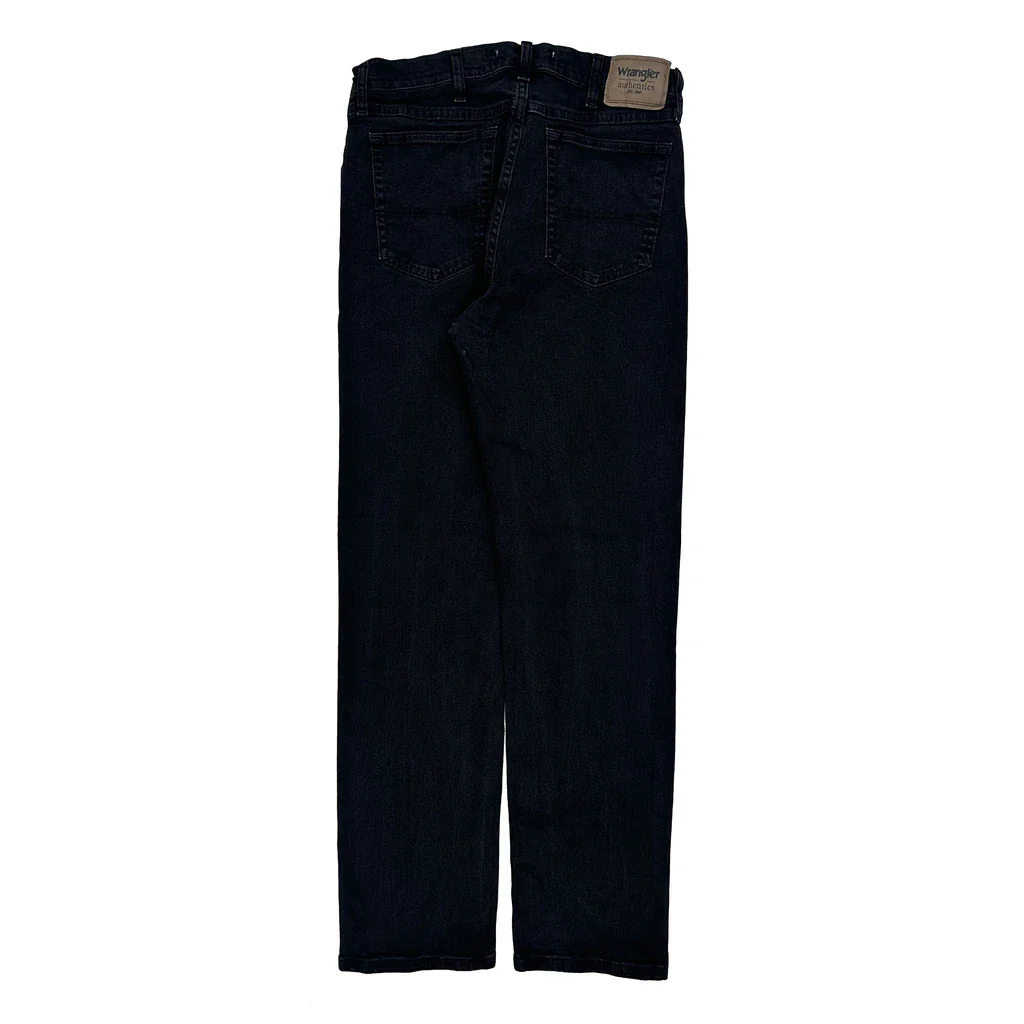 Wrangler Jeans - 33W 34L Dark Wash Cotton