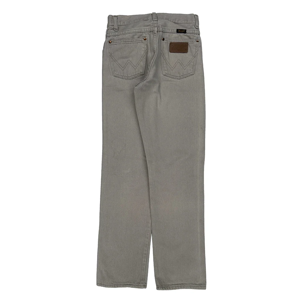 Wrangler Jeans - 26W 30L Grey Cotton