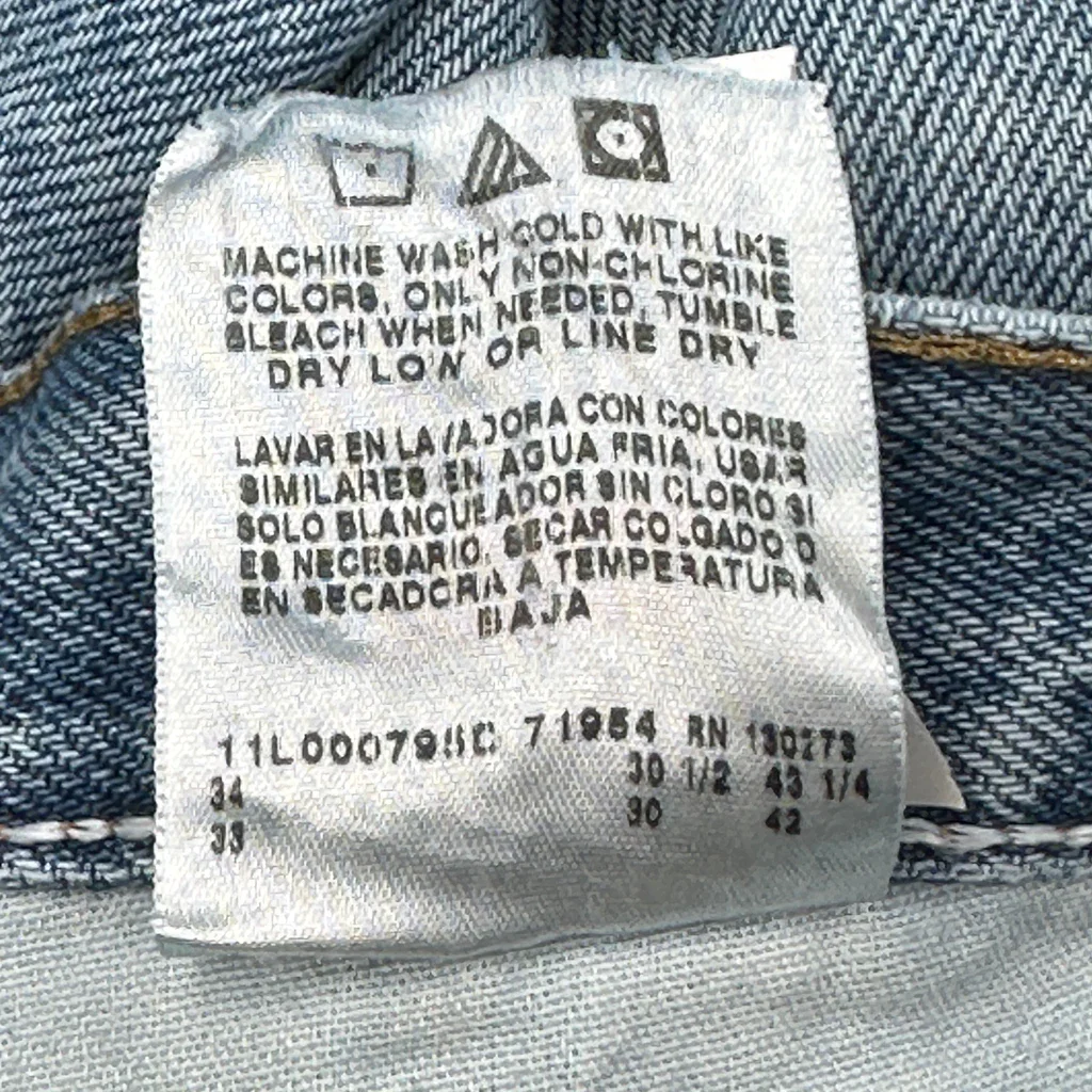Wrangler Jeans - 30W 30L Light Wash Cotton - Image 7
