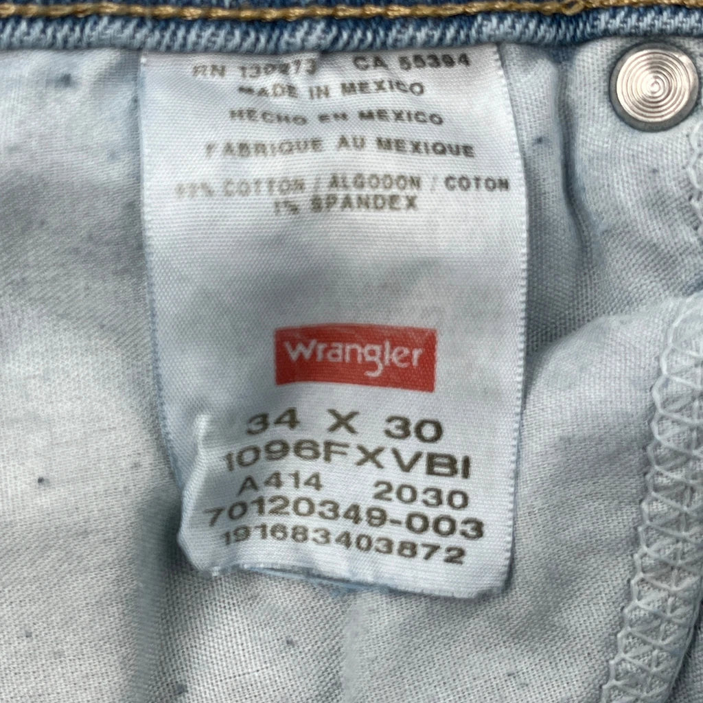 Wrangler Jeans - 32W 31L Light Wash Cotton - Image 6