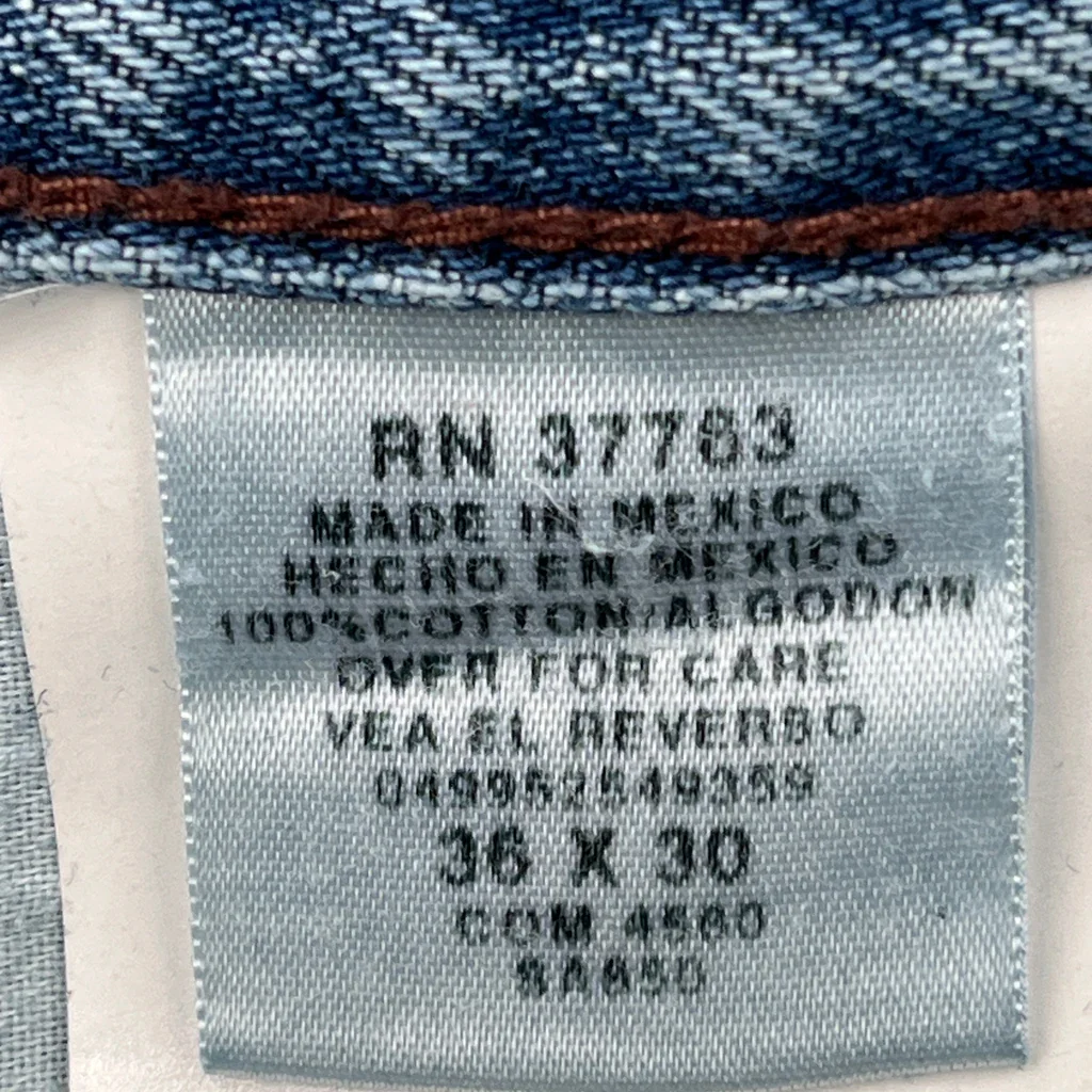 Wrangler Jeans - 34W 30L Light Wash Cotton - Image 6