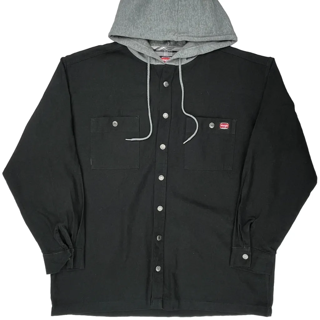 Wrangler Overshirt - XL Black Cotton - Image 5