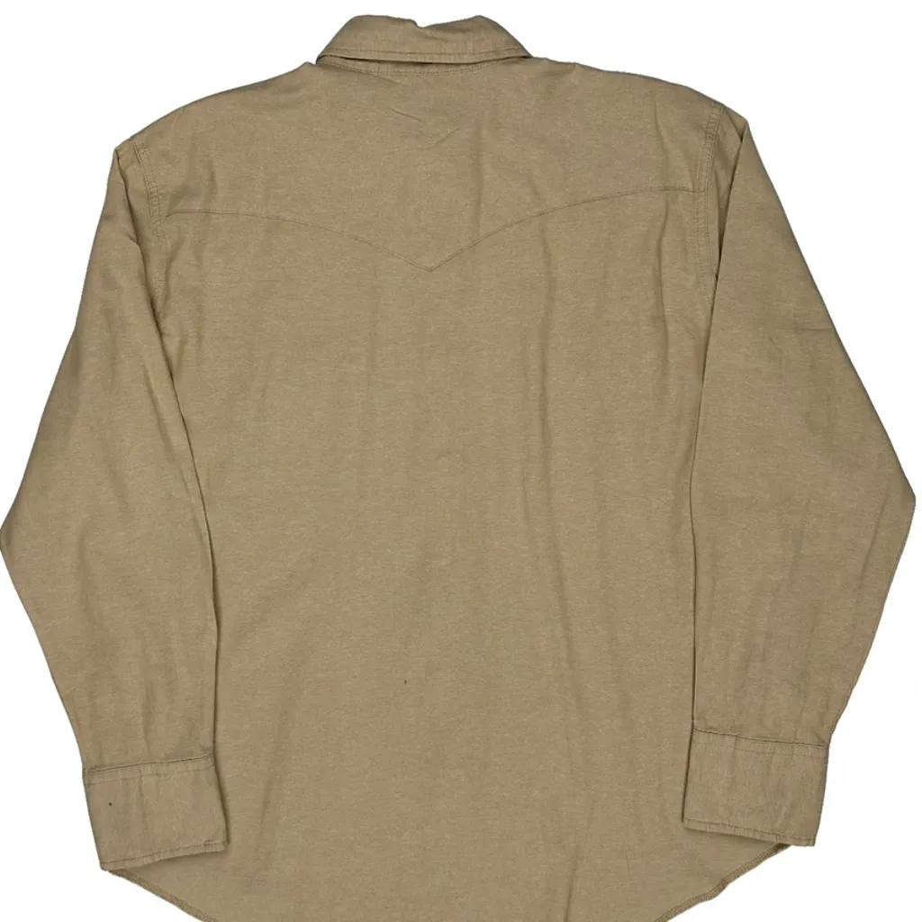 Wrangler Shirt - XL Beige Cotton - Image 6
