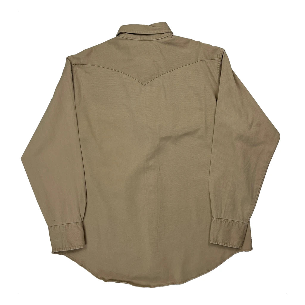 Wrangler Shirt - 2XL Beige Cotton - Image 2