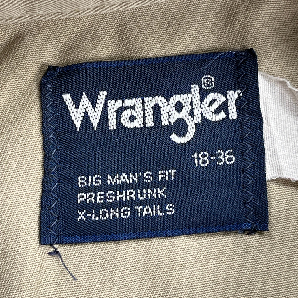 Wrangler Shirt - 2XL Beige Cotton - Image 3