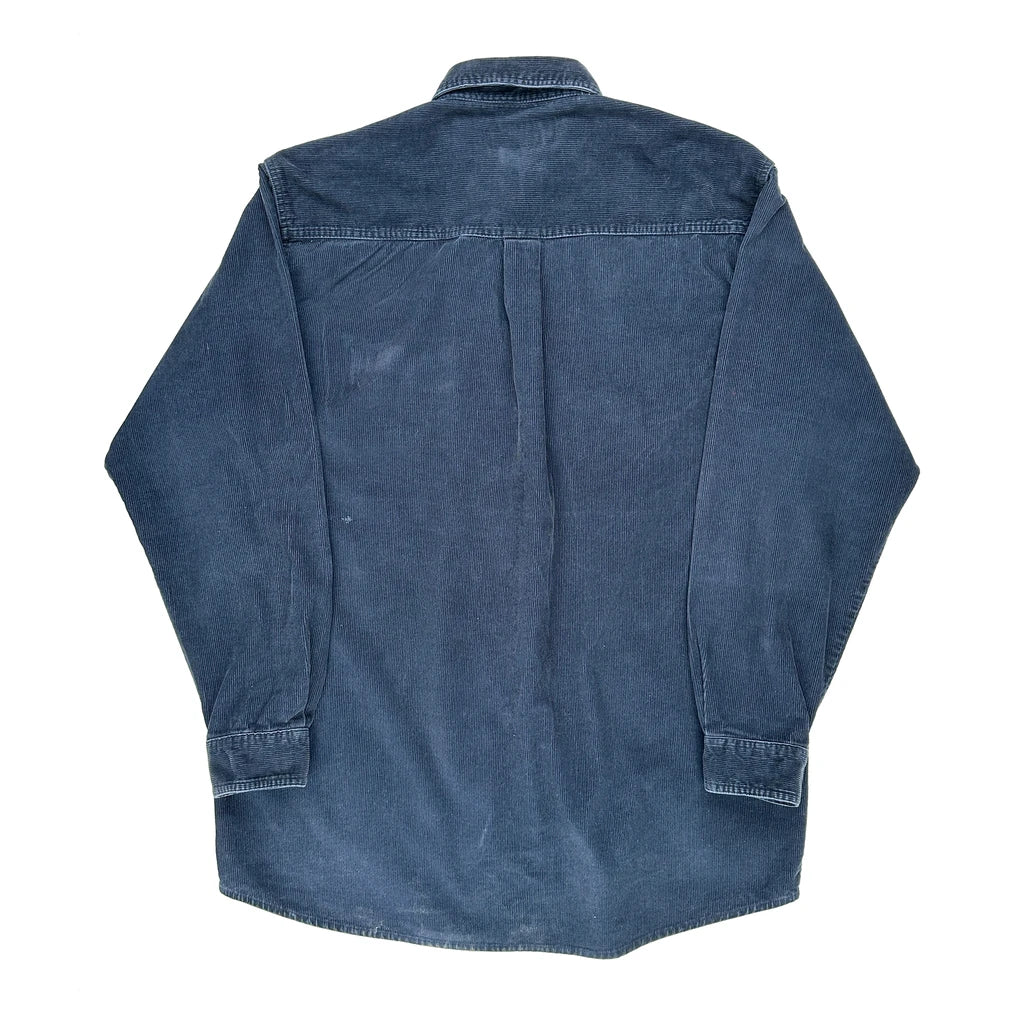 Wrangler Shirt - XL Blue Corduroy - Image 2