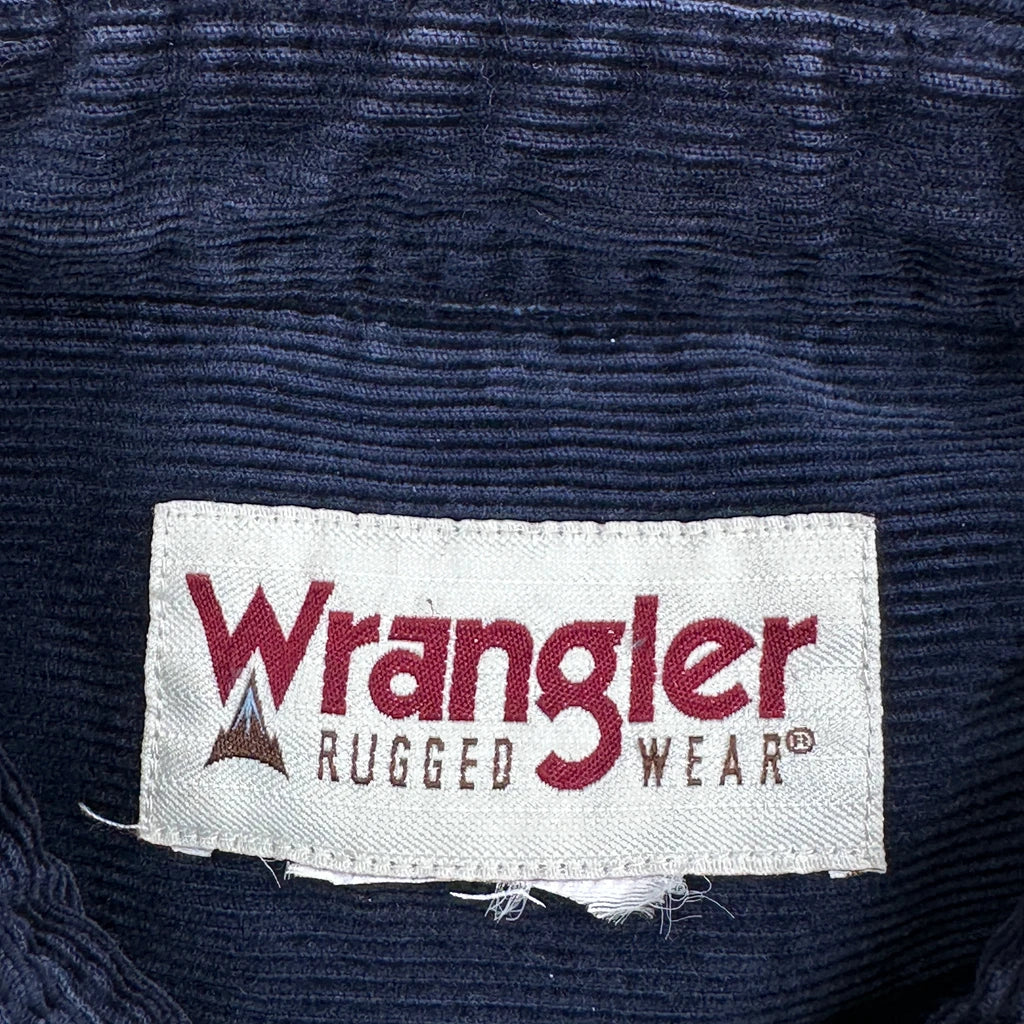 Wrangler Shirt - XL Blue Corduroy - Image 4