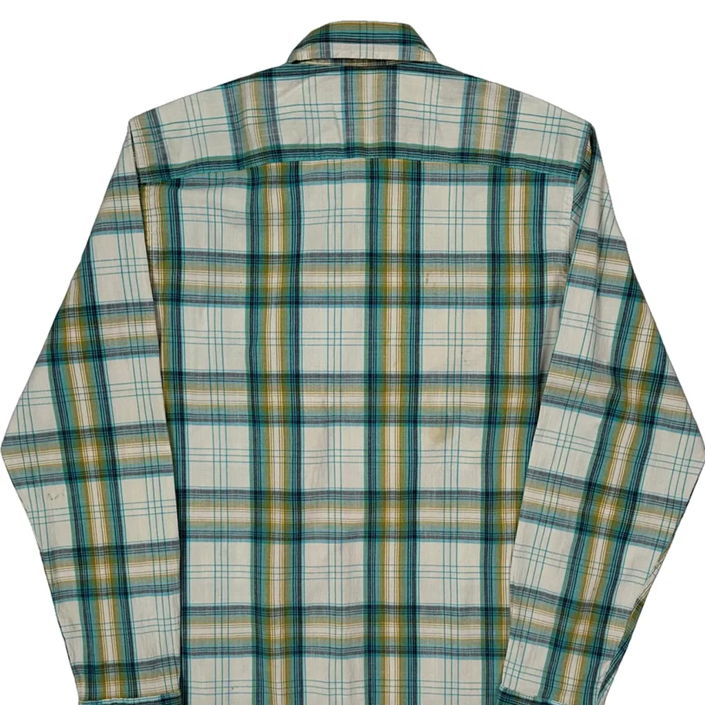 Wrangler Checked Shirt - Medium Multicoloured Cotton Blend - Image 7