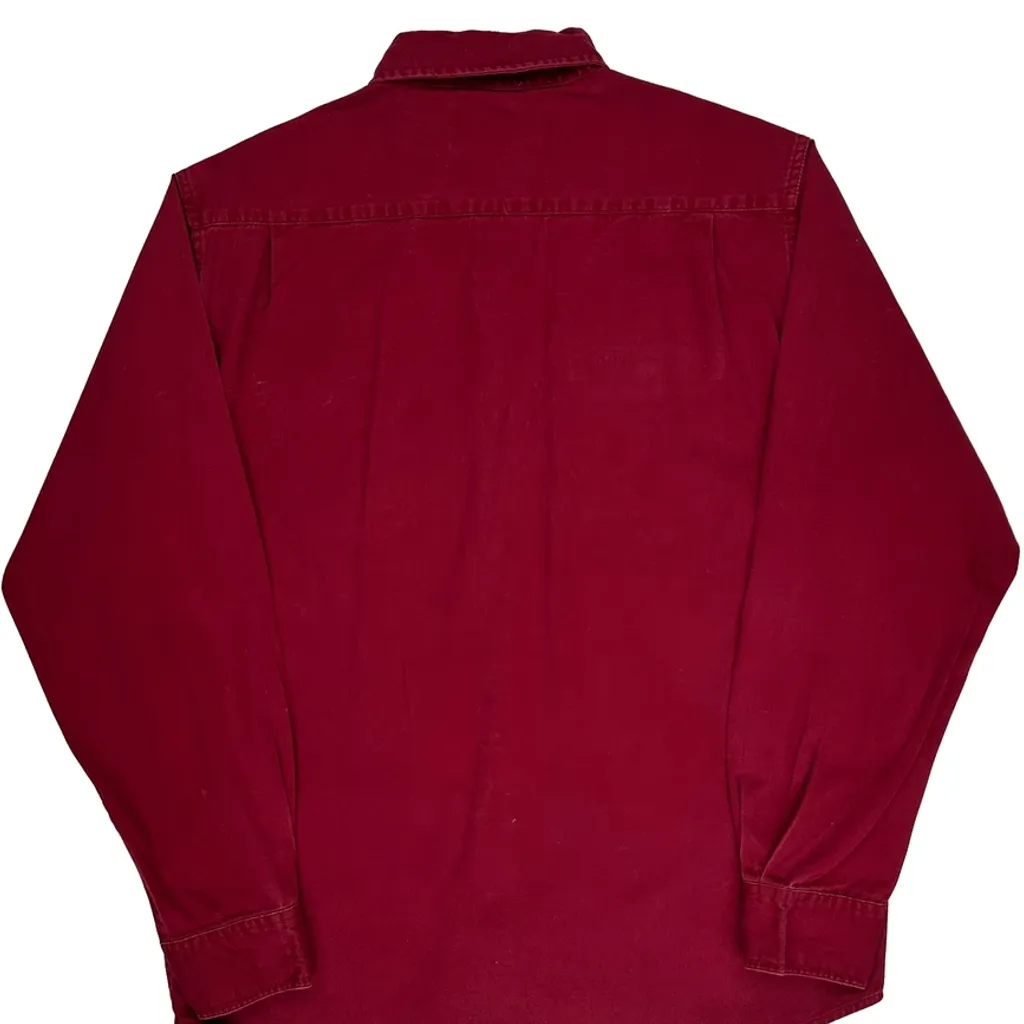 Wrangler Shirt - Medium Red Cotton - Image 6