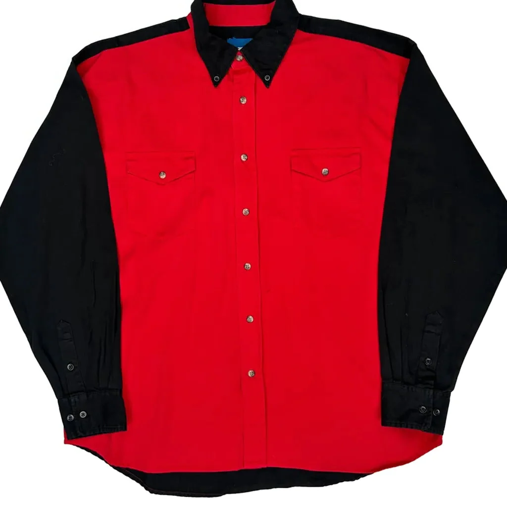 Wrangler Shirt - XL Red Cotton - Image 6