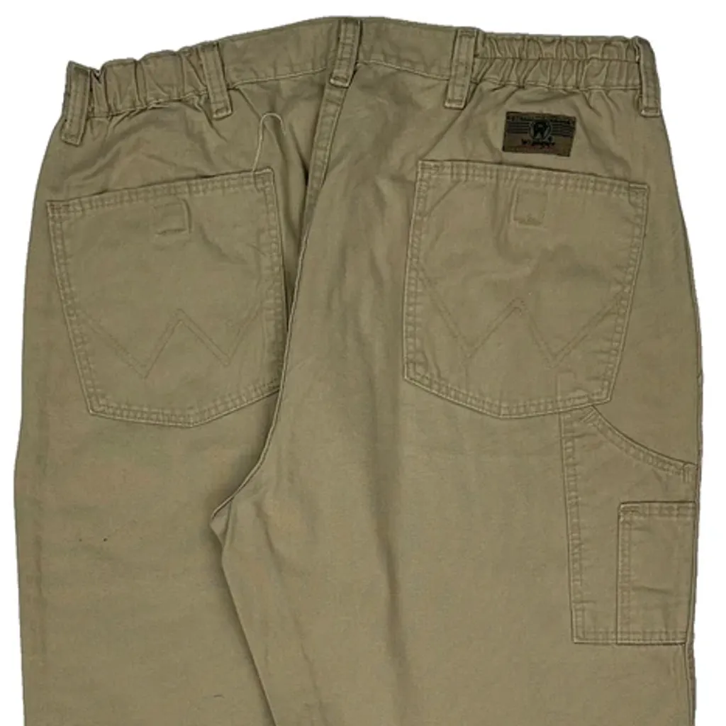 Wrangler Trousers - 34W 30L Beige Cotton - Image 7