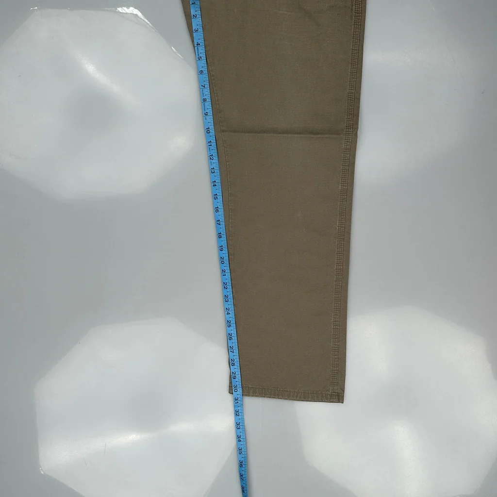 Wrangler Trousers - 36W 32L Khaki Cotton - Image 5