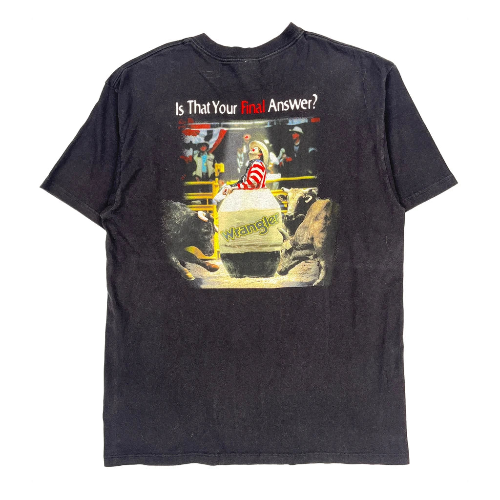 Wrangler Graphic T-Shirt - XL Black Cotton - Image 2