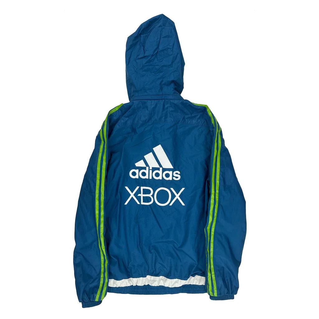 Xbox Adidas Windbreaker - Small Blue Polyester - Image 2