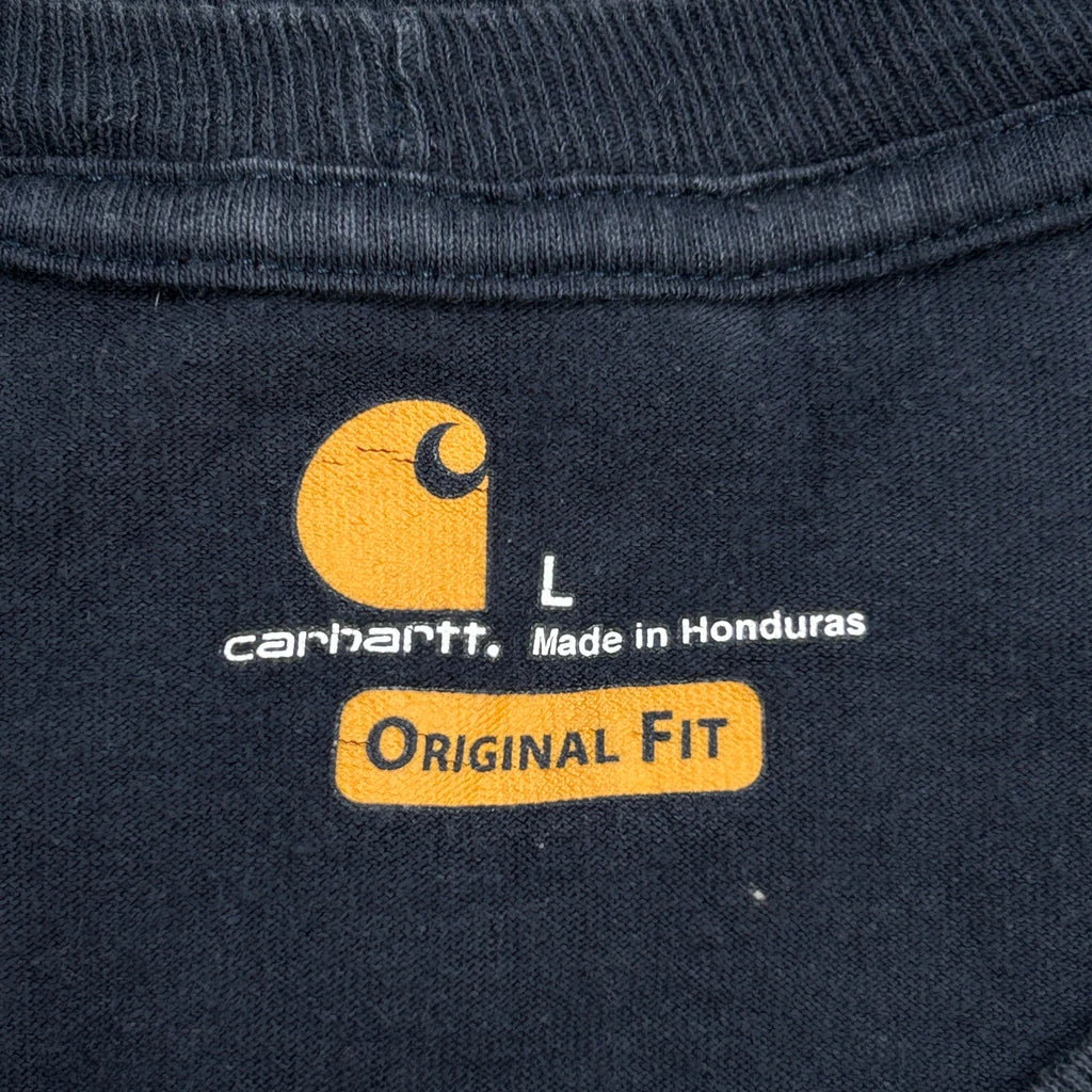 Xcel Energy Carhartt T-Shirt - Large Navy Cotton - Image 3
