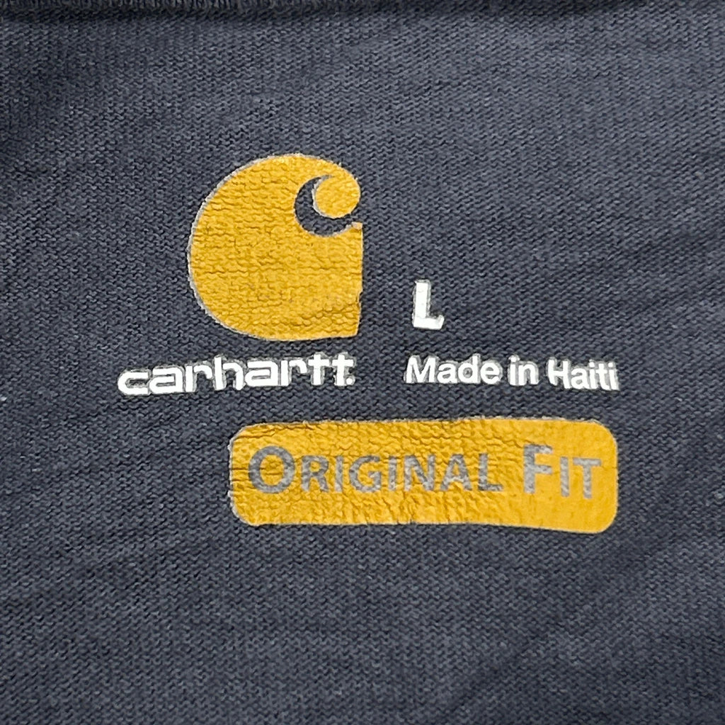 Xcel Energy Logo Carhartt T-Shirt - Large Blue Cotton - Image 3