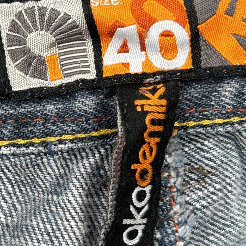 Y2K Akademiks Baggy Denim Shorts - 40W 12L Blue Denim - Image 6