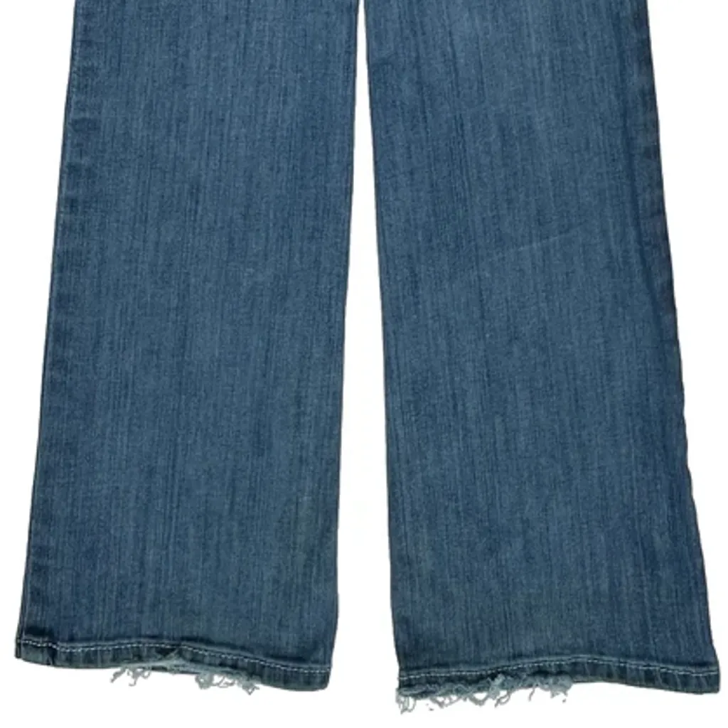 Y2K Ariat Boot Cut Jeans - 29W UK 8 Blue Cotton - Image 8