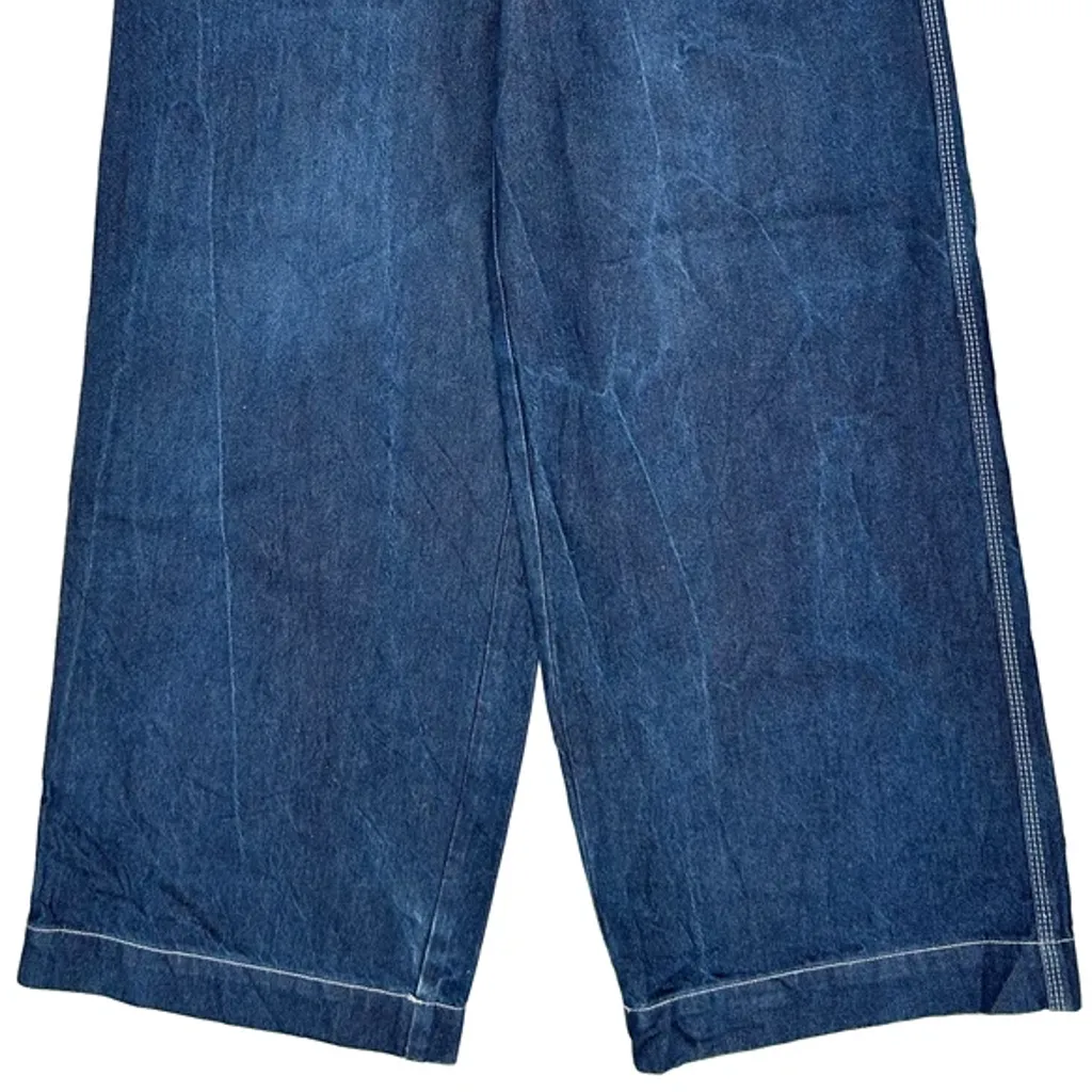 Y2K Baggy Carpenter Jeans - 32W 32L Blue Denim - Image 9