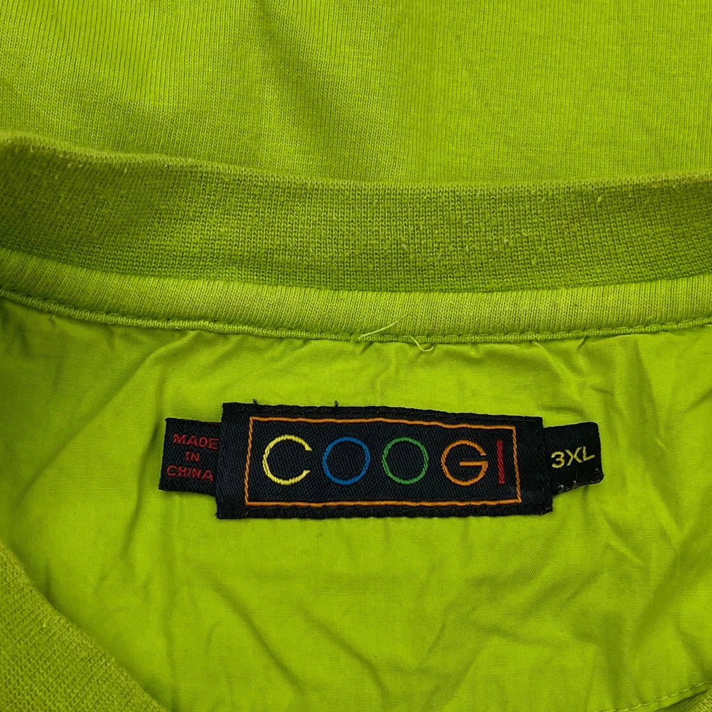 Y2K Coogi Studded Graphic T-Shirt - 3XL Green Cotton - Image 3