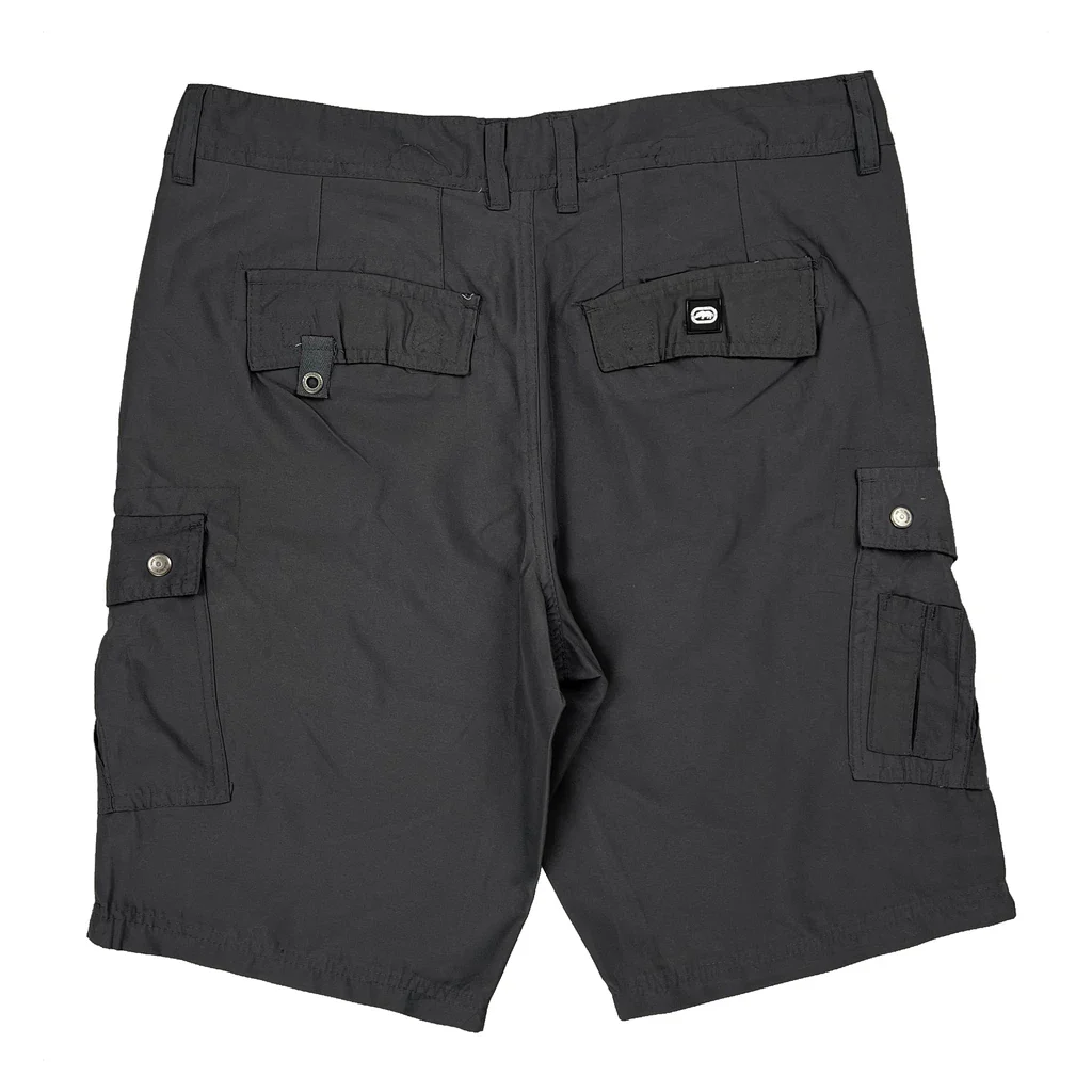 Y2K Ecko Unltd Cargo Shorts - 35W 11L Gray Cotton