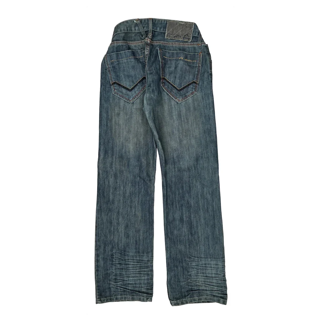 Y2K Jeans - 26W 32L Blue Denim