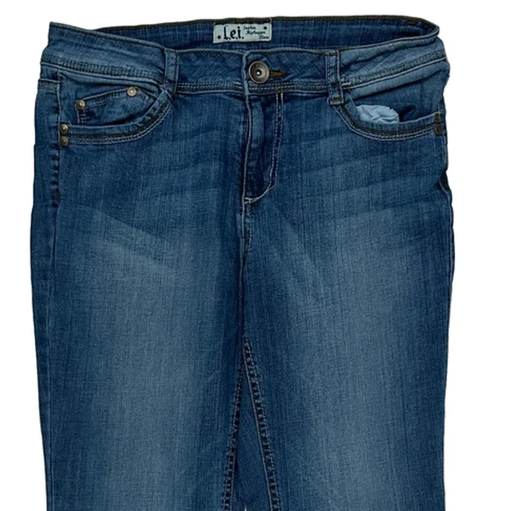 Y2K Lei Boot Cut Jeans - 30W UK 8 Blue Cotton - Image 10