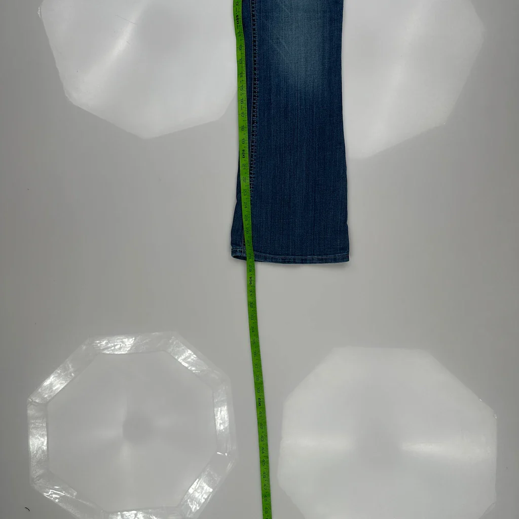Y2K Lei Boot Cut Jeans - 30W UK 8 Blue Cotton - Image 5