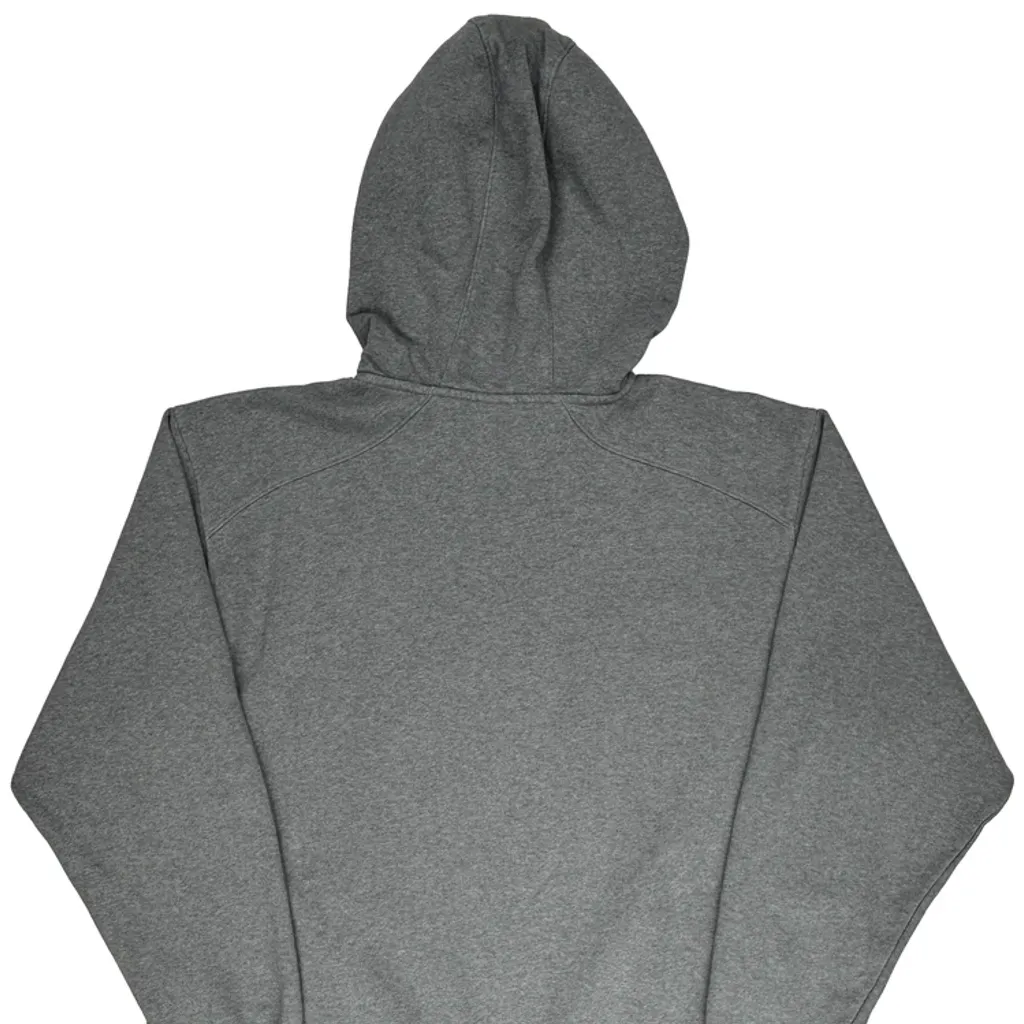 Y2K Nike College Basketball Hoodie - 2XL Grey Cotton Blend - Image 6