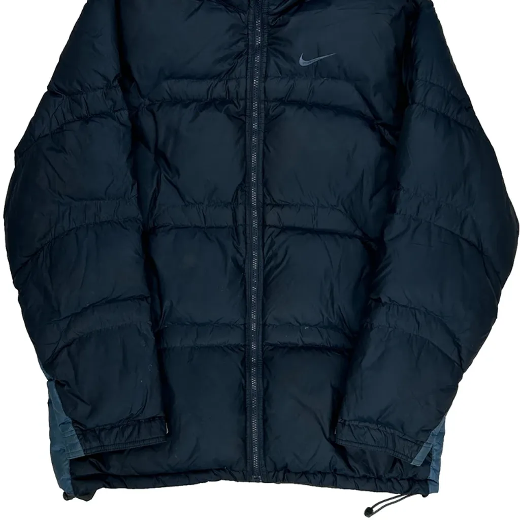 Y2K Nike Puffer - Medium Navy Polyester - Image 4