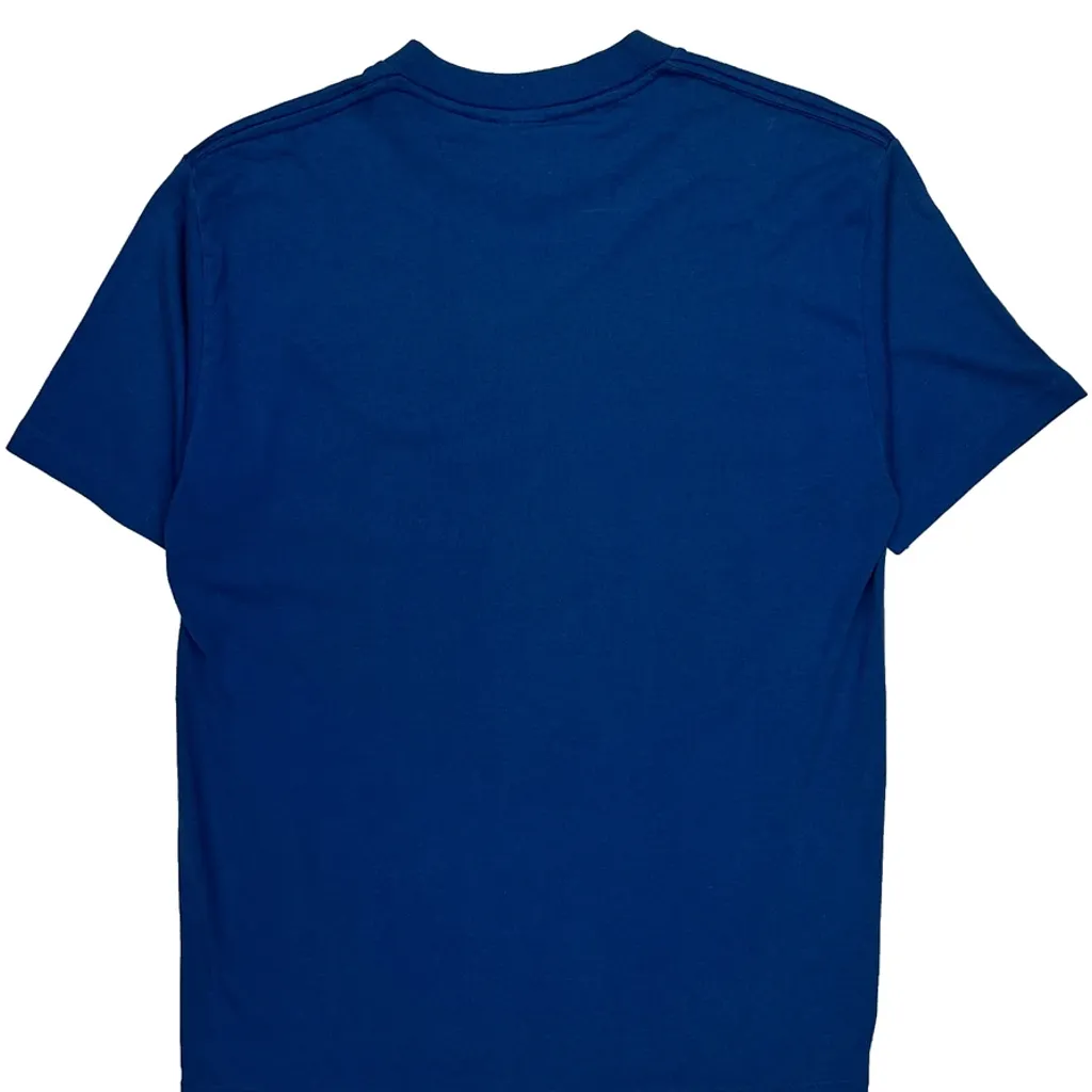 Yale University Trench Single Stitch T-Shirt - Large Blue Polyester Blend - Image 7