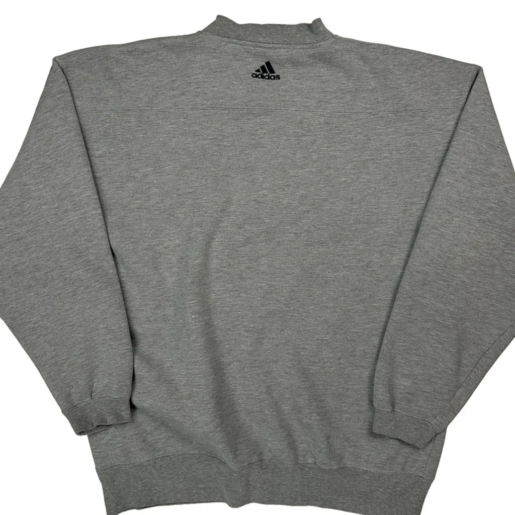 Yankees Adidas College Sweatshirt - Medium Grey Cotton - Image 6