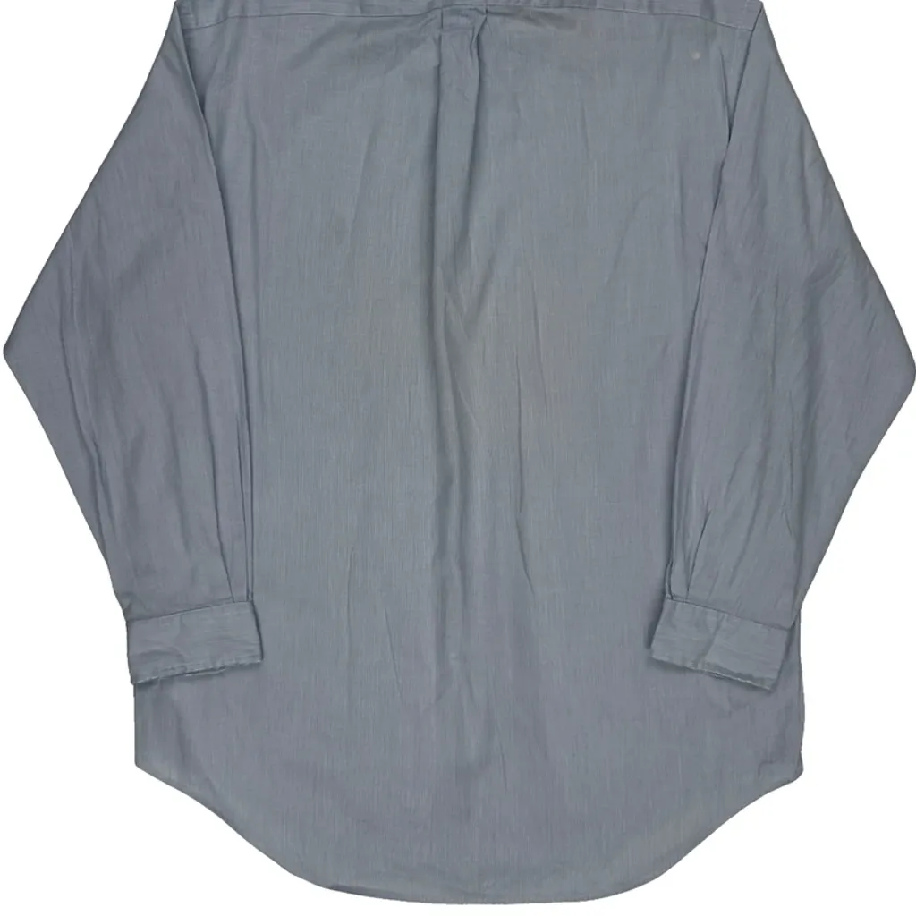 Yarmouth Ralph Lauren Striped Shirt - Large Blue Cotton - Image 6