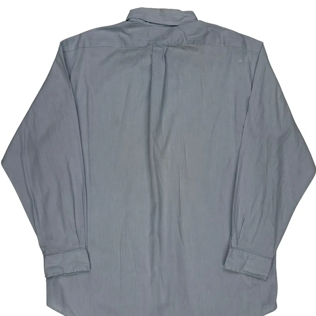 Yarmouth Ralph Lauren Striped Shirt - Large Blue Cotton - Image 7