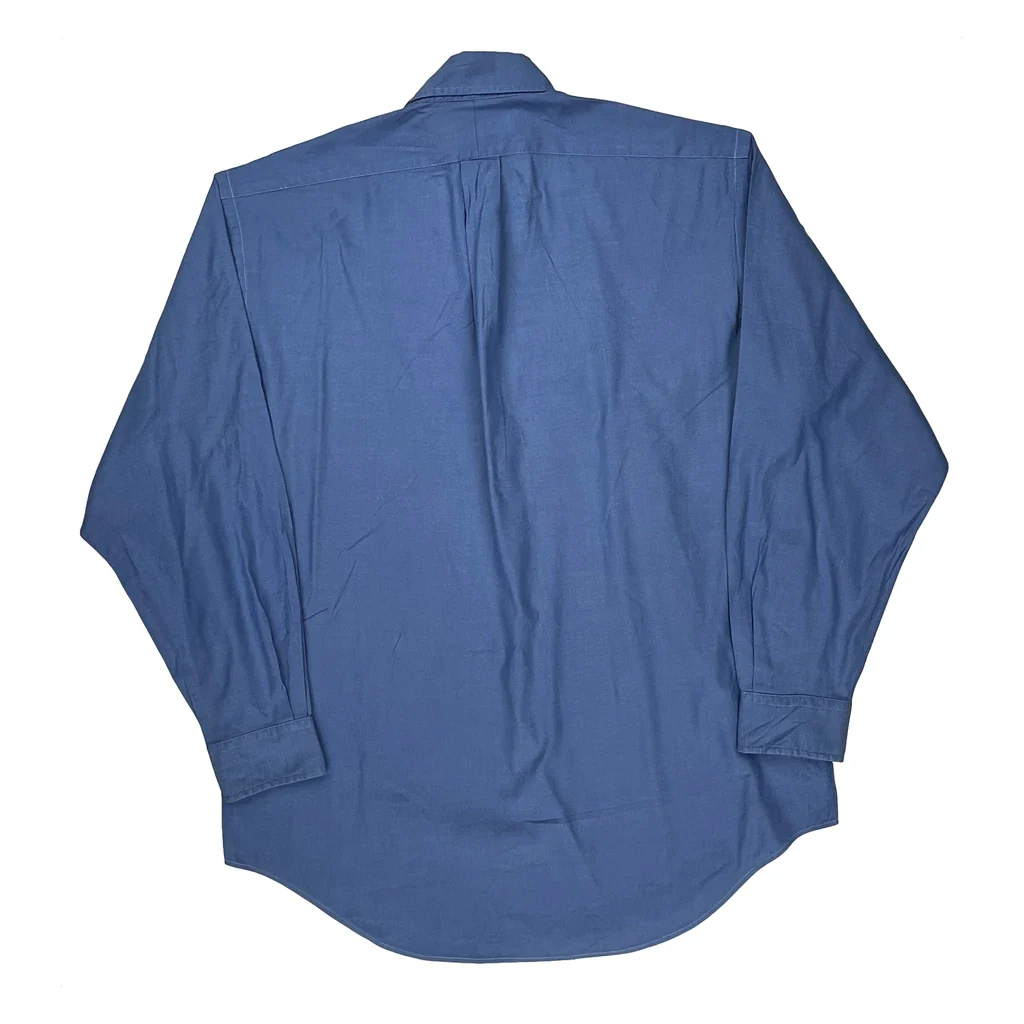 Yarmouth Ralph Lauren Shirt - Medium Blue Cotton - Image 2