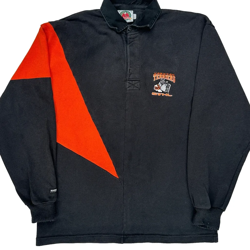 Yorkton Terriers Barbarian Rugby Shirt - XL Black Cotton Blend - Image 4