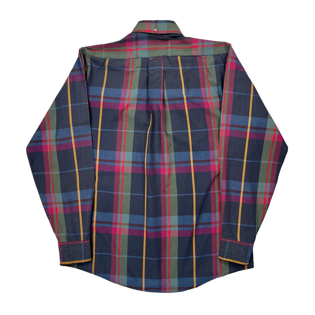Yorkunit Plaid Gant Checked Shirt - Large Multicoloured Cotton - Image 2
