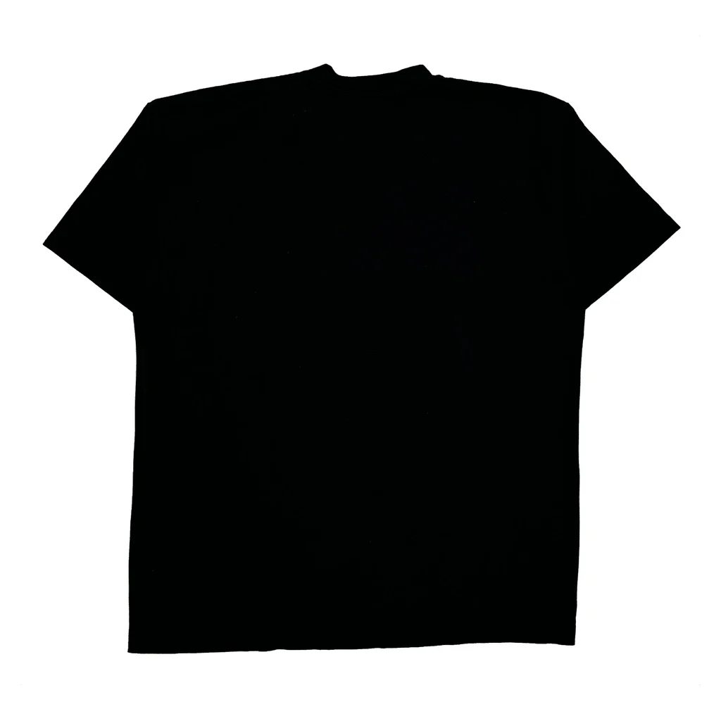 Your Head Goes Here Single Stitch T-Shirt - Large Black Cotton - Image 2