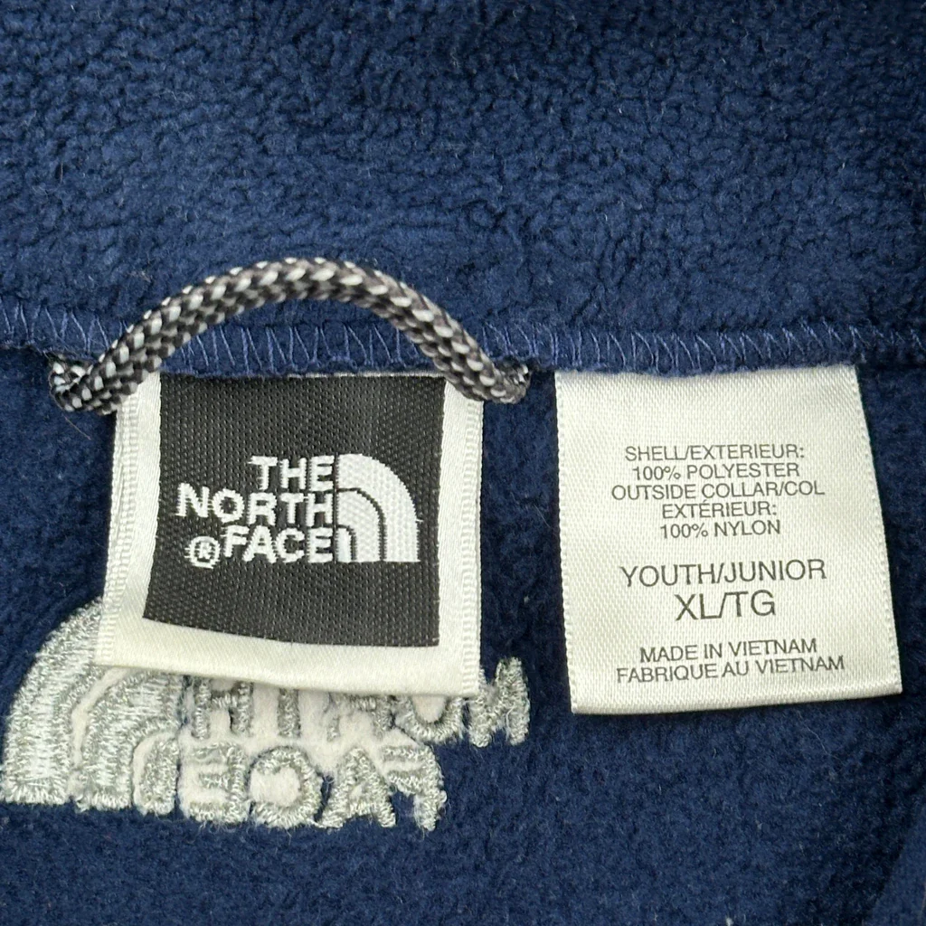 Age 16 The North Face Fleece - XL Blue Polyester - Image 3