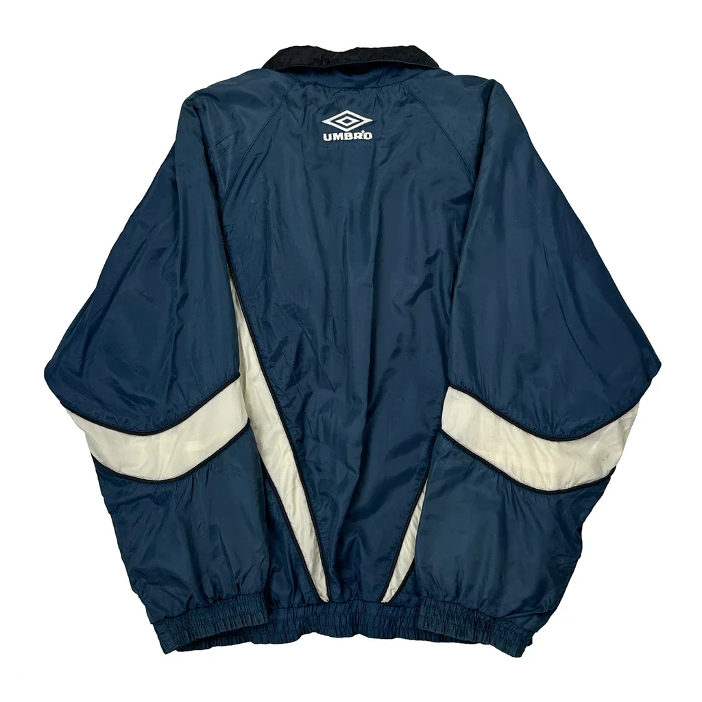 Youth Umbro Windbreaker - Large Blue Polyester - Image 2