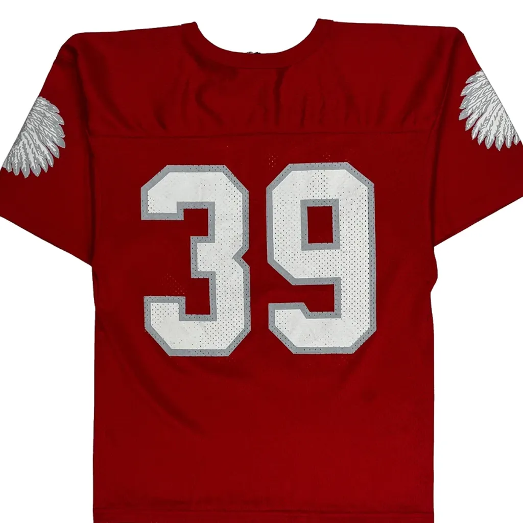 Youth Wilson Carlisle Jersey - Large Red Nylon - Image 8