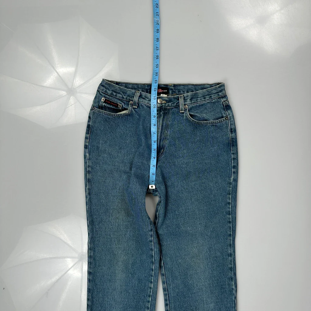 Zak Graphic Jeans - 30W 30L Blue Cotton - Image 4
