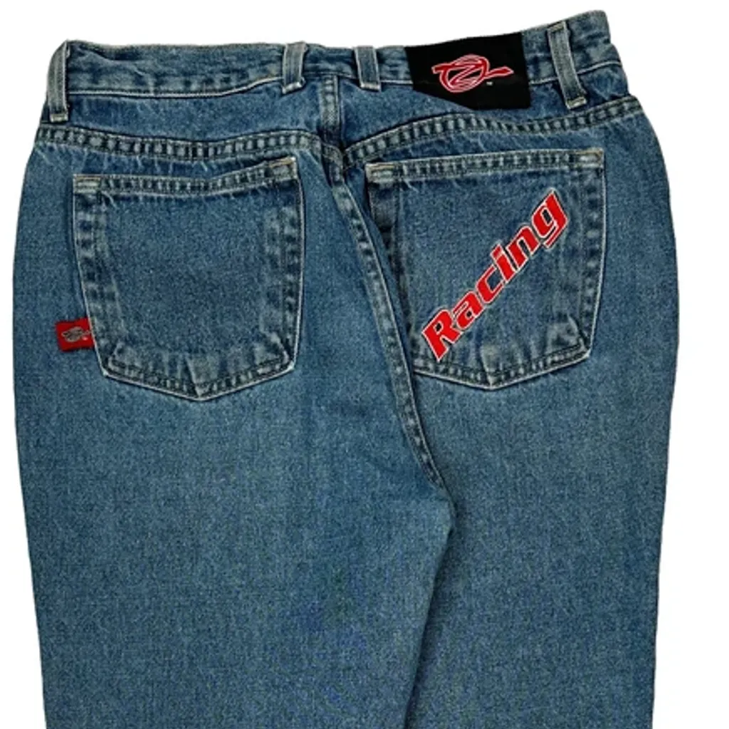 Zak Graphic Jeans - 30W 30L Blue Cotton - Image 7