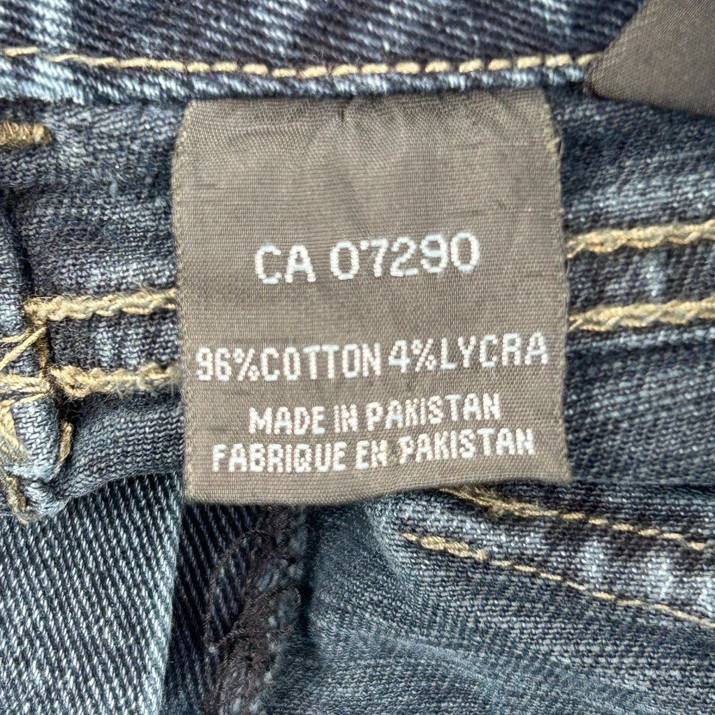 Zara Boot Cut Jeans - 26W UK 6 Dark Wash Cotton - Image 6