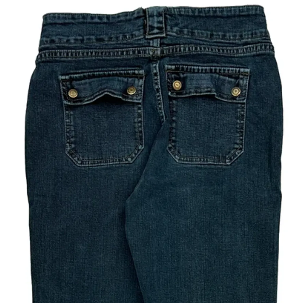 Zara Boot Cut Jeans - 26W UK 6 Dark Wash Cotton - Image 8
