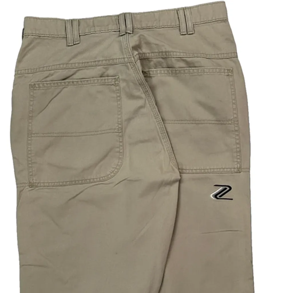 Zonz Cargo Trousers - 30W 32L Beige Cotton - Image 7