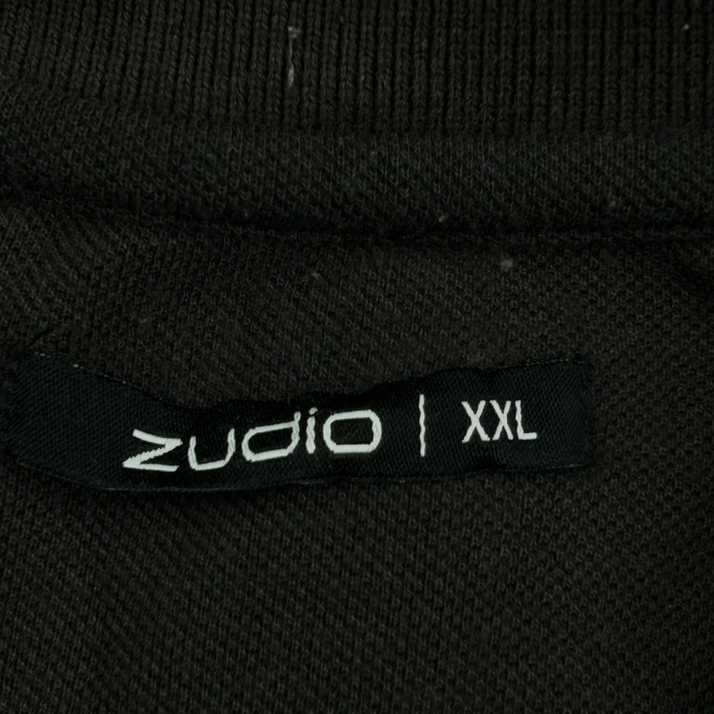 Zudio Polo Shirt - 2XL Black Cotton - Image 3