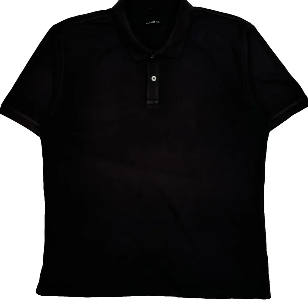Zudio Polo Shirt - 2XL Black Cotton - Image 5